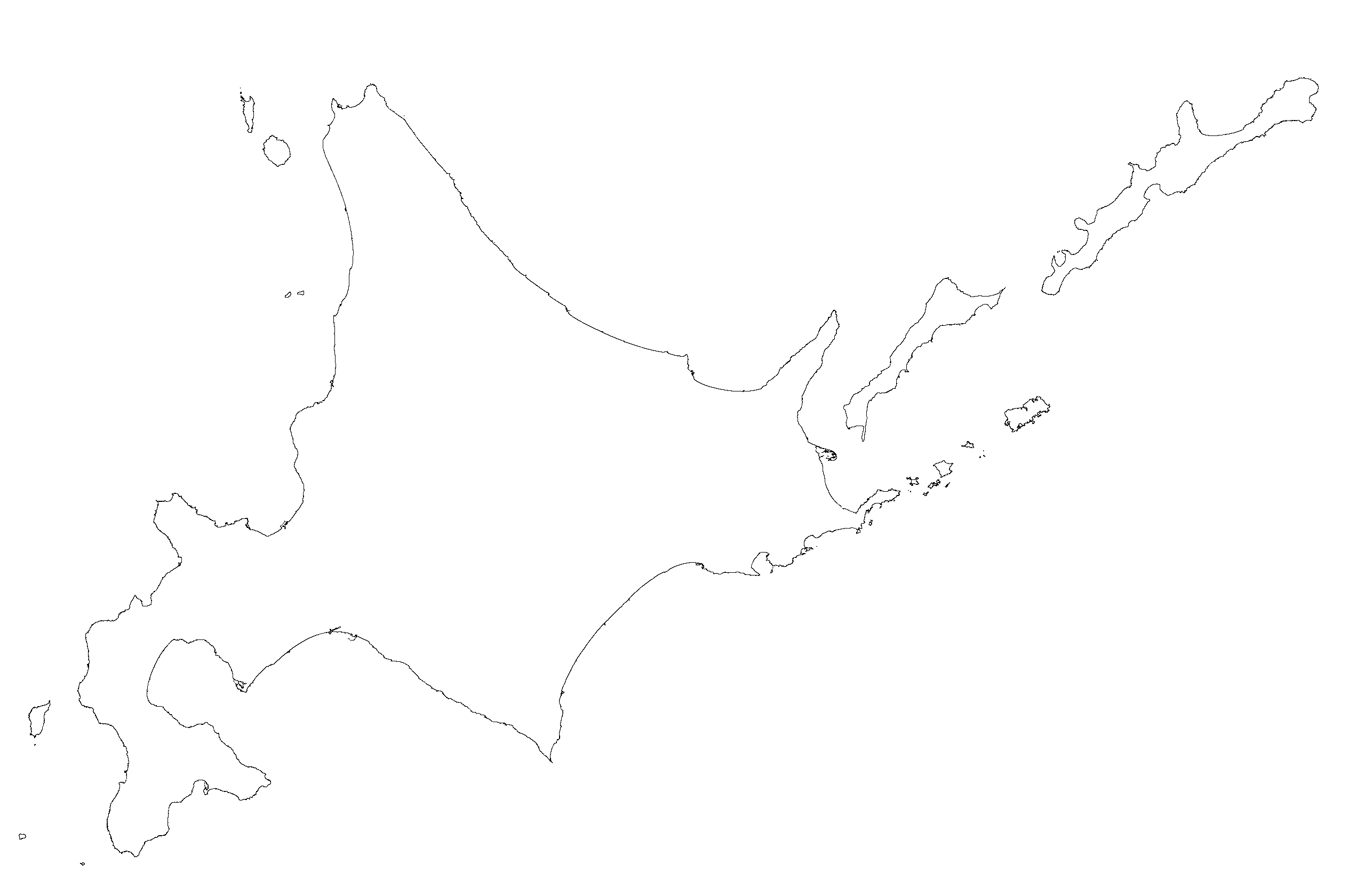 国土数値地理情報から白地図を作る 2 Mkbtm